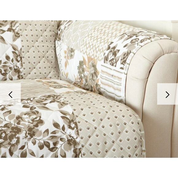 Set of 2 Chair Covers Reversible Furniture Protector - Langdon Collection Chair - Picture 3 of 6